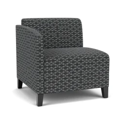 Social Right Arm Guest Chair in Premium Upholstery