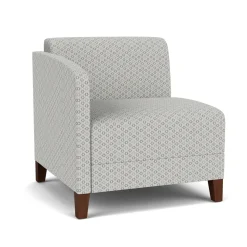 Social Right Arm Guest Chair in Premium Upholstery