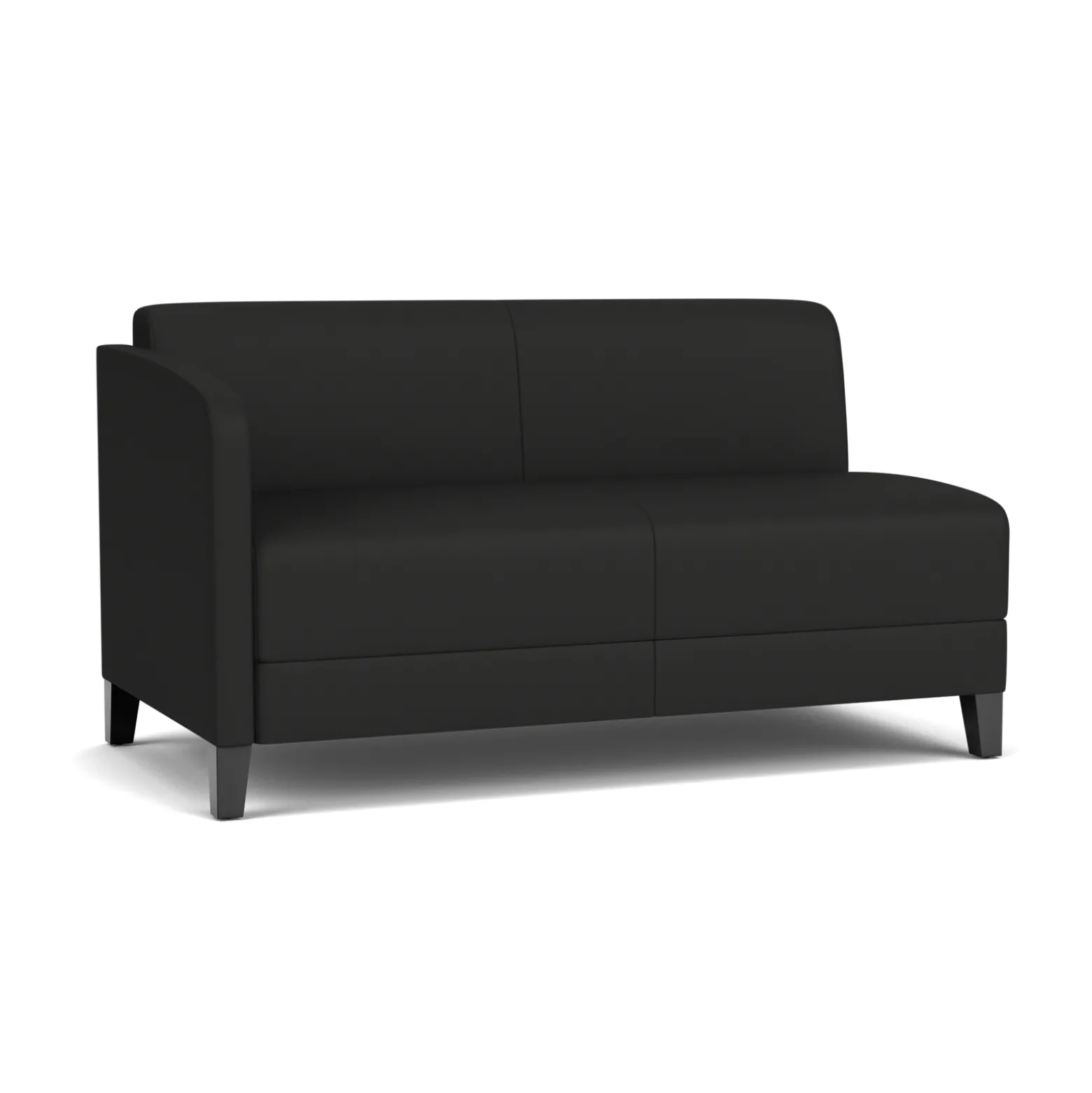 Social Right Arm Loveseat in Standard Upholstery