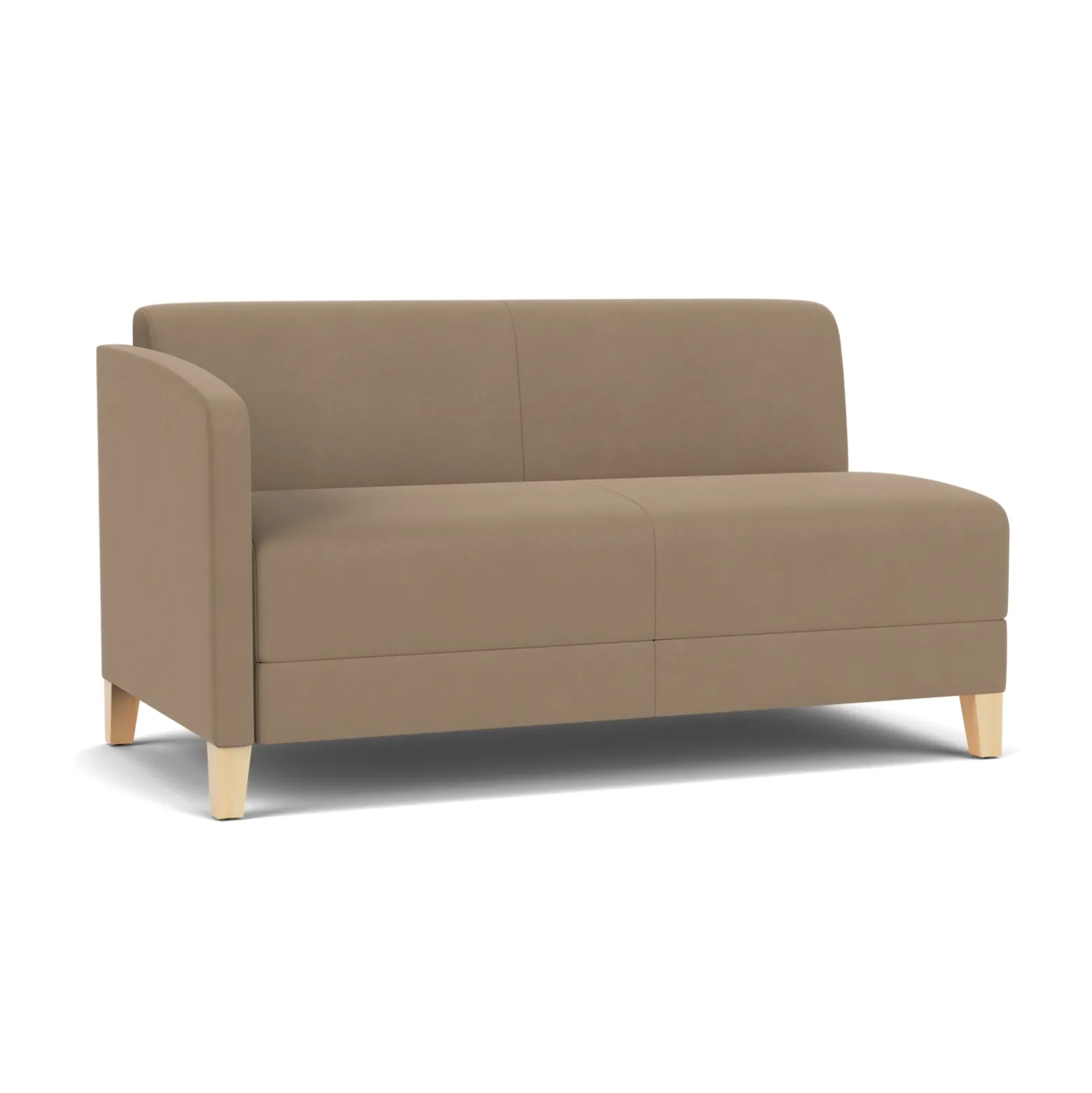 Social Right Arm Loveseat in Standard Upholstery
