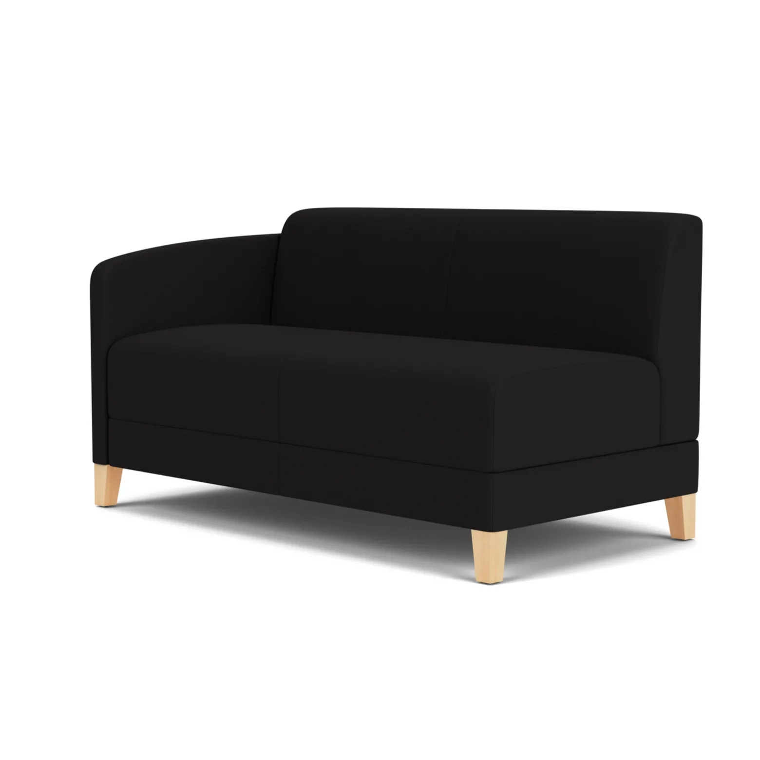 Social Right Arm Loveseat in Standard Upholstery