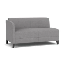 Social Right Arm Loveseat in Premium Upholstery