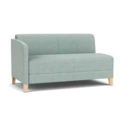 Social Right Arm Loveseat in Premium Upholstery