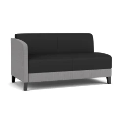 Social Right Arm Loveseat in Premium Upholstery