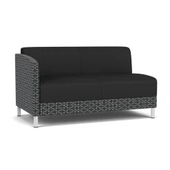 Social Right Arm Loveseat in Premium Upholstery