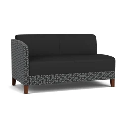 Social Right Arm Loveseat in Premium Upholstery