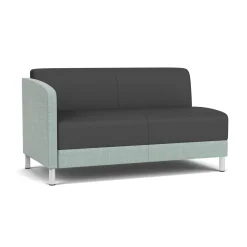 Social Right Arm Loveseat in Premium Upholstery