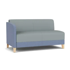 Social Right Arm Loveseat in Premium Upholstery