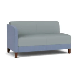 Social Right Arm Loveseat in Premium Upholstery