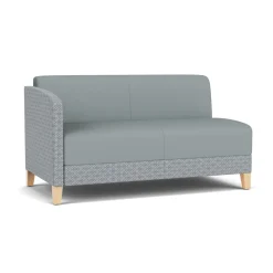 Social Right Arm Loveseat in Premium Upholstery