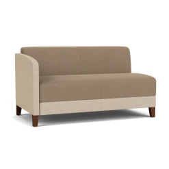 Social Right Arm Loveseat in Premium Upholstery