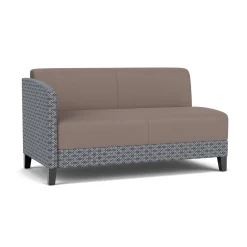 Social Right Arm Loveseat in Premium Upholstery