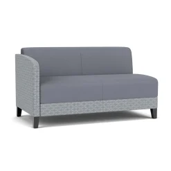 Social Right Arm Loveseat in Premium Upholstery