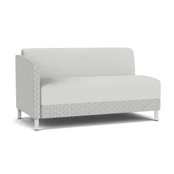 Social Right Arm Loveseat in Premium Upholstery