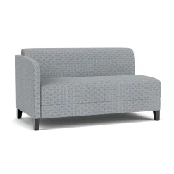 Social Right Arm Loveseat in Premium Upholstery