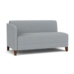 Social Right Arm Loveseat in Premium Upholstery