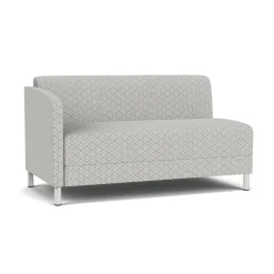 Social Right Arm Loveseat in Premium Upholstery