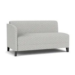 Social Right Arm Loveseat in Premium Upholstery