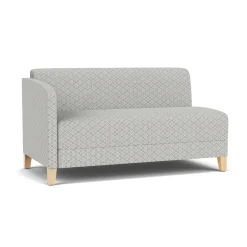 Social Right Arm Loveseat in Premium Upholstery
