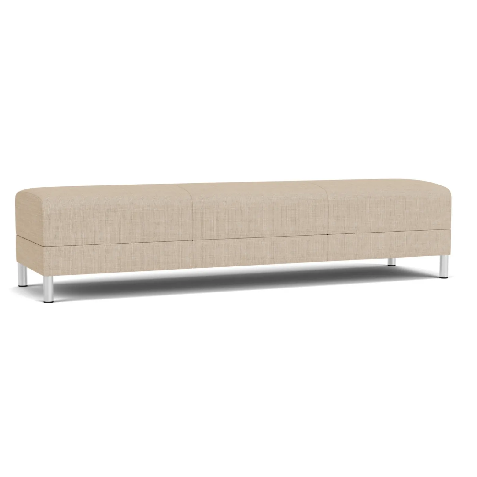 Social Three Seat Bench in Premium Upholstery