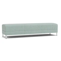 Social Three Seat Bench in Premium Upholstery