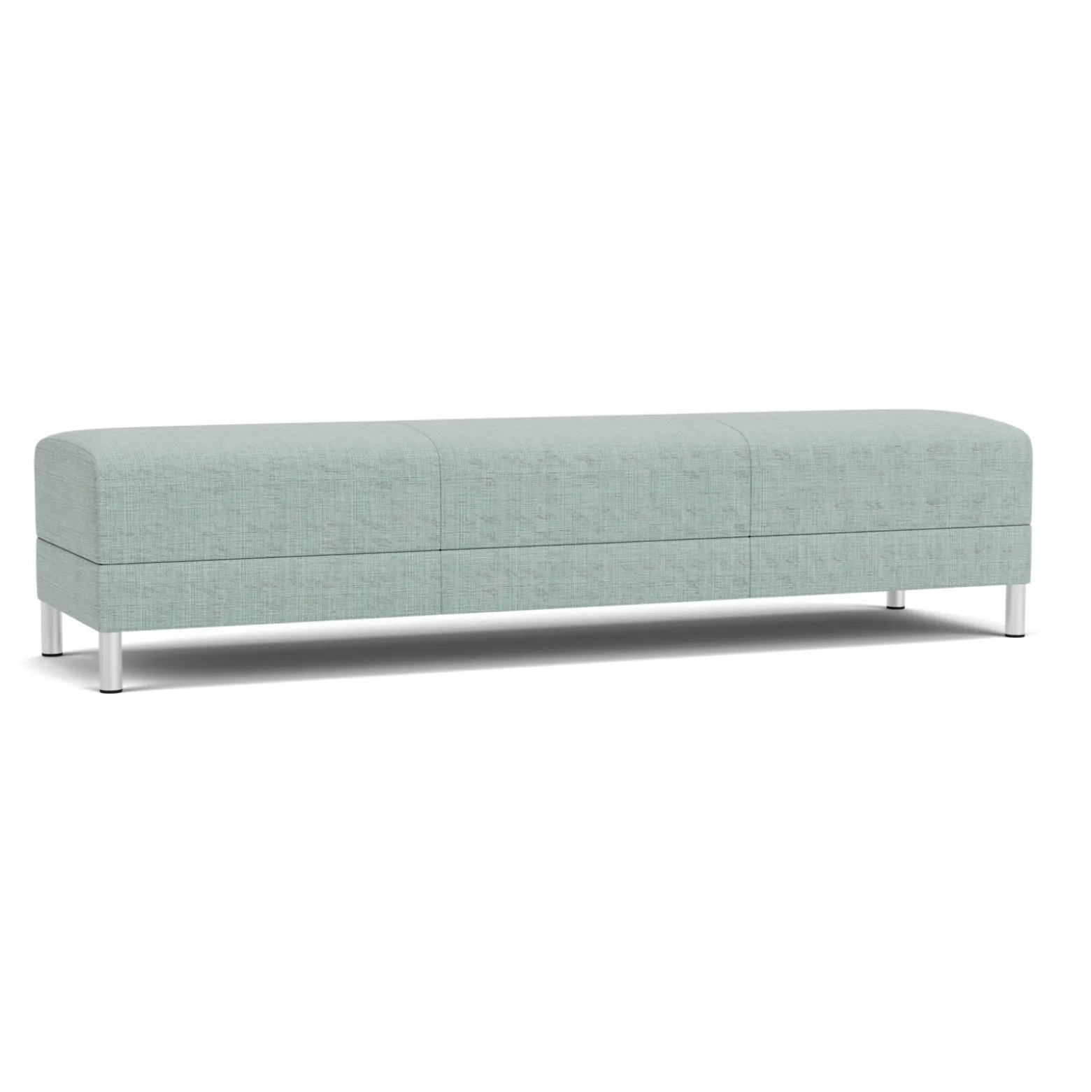 Social Three Seat Bench in Premium Upholstery