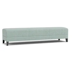 Social Three Seat Bench in Premium Upholstery