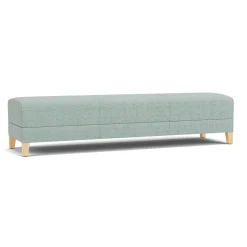 Social Three Seat Bench in Premium Upholstery
