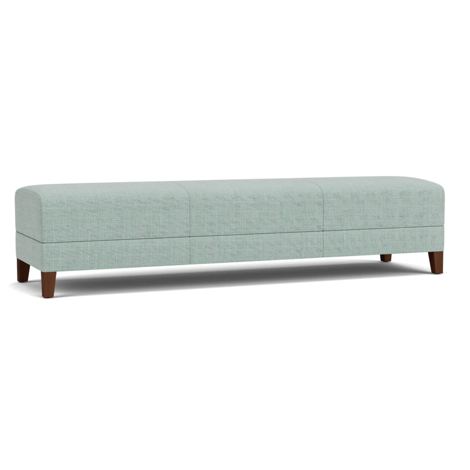 Social Three Seat Bench in Premium Upholstery