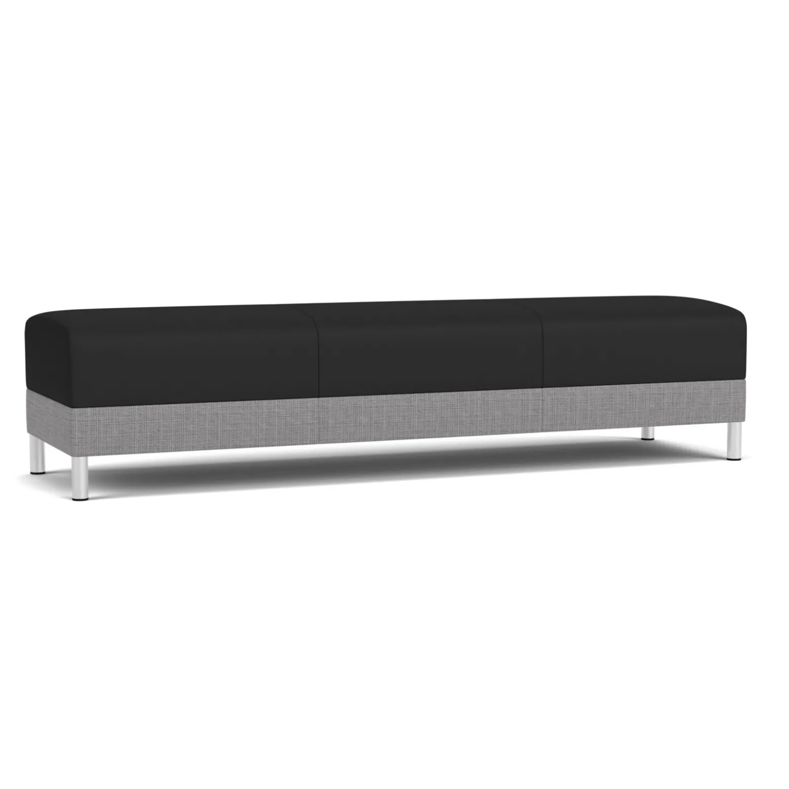 Social Three Seat Bench in Premium Upholstery