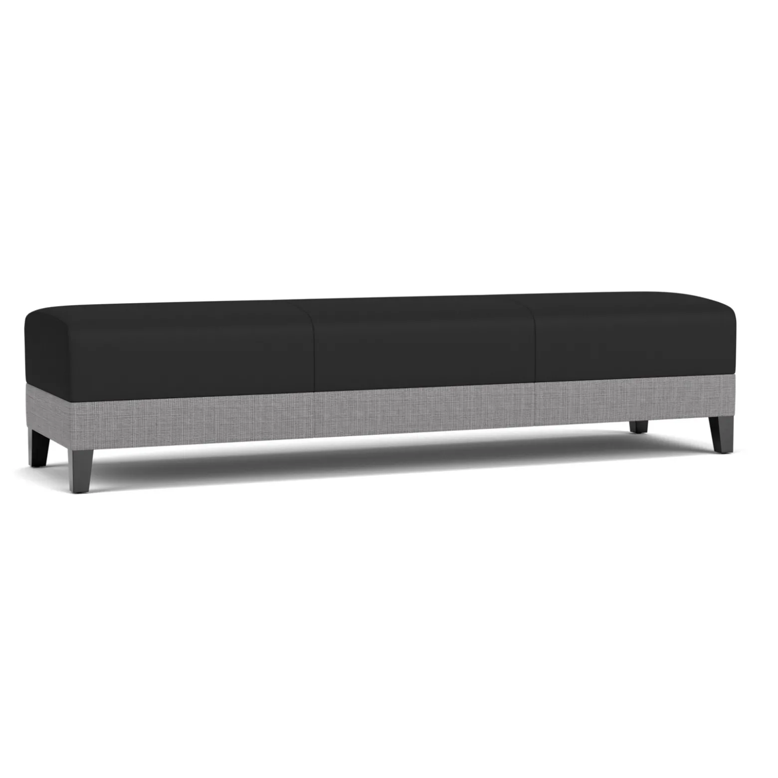Social Three Seat Bench in Premium Upholstery