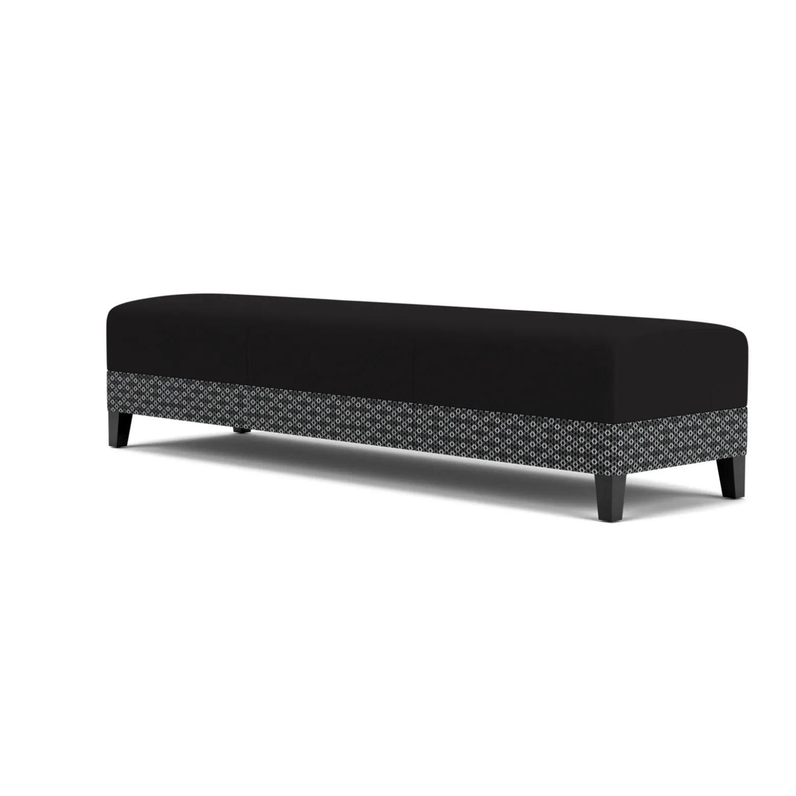 Social Three Seat Bench in Premium Upholstery
