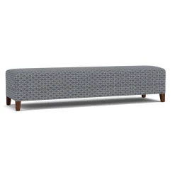 Social Three Seat Bench in Premium Upholstery