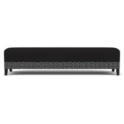 Social Three Seat Bench in Premium Upholstery