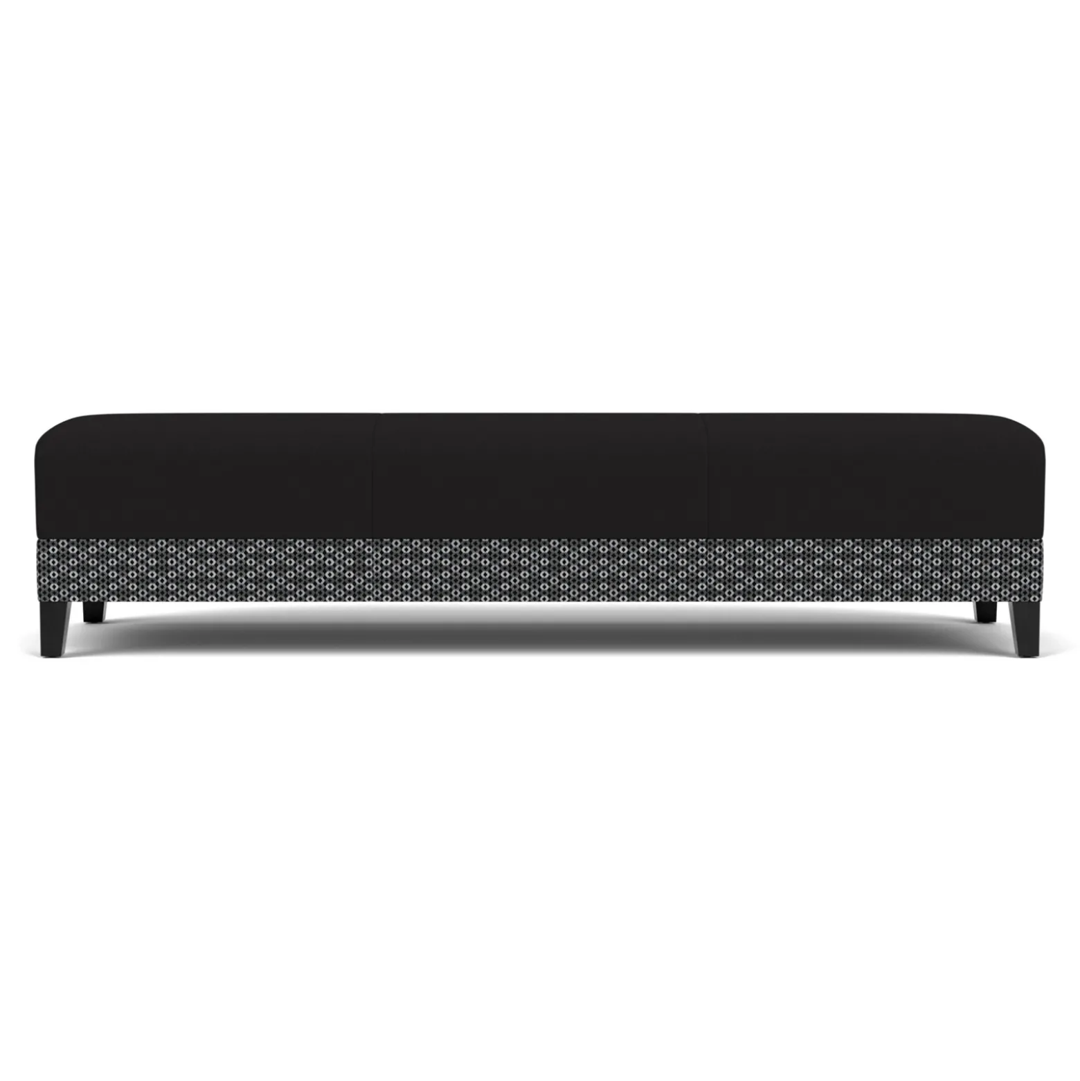 Social Three Seat Bench in Premium Upholstery