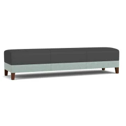 Social Three Seat Bench in Premium Upholstery