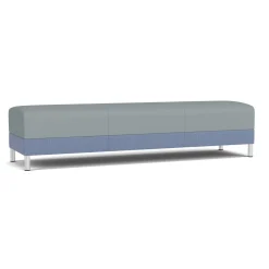 Social Three Seat Bench in Premium Upholstery