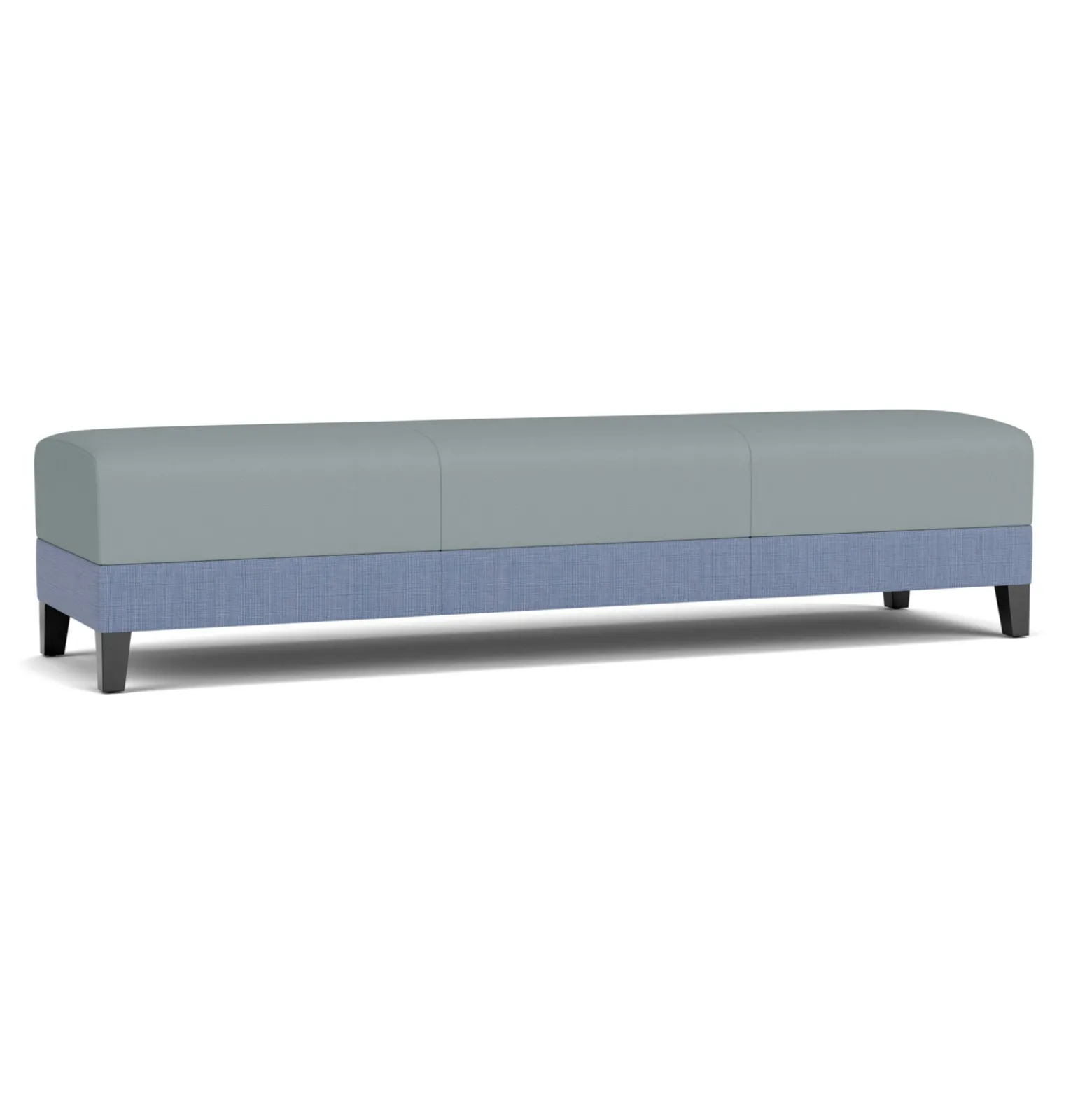 Social Three Seat Bench in Premium Upholstery