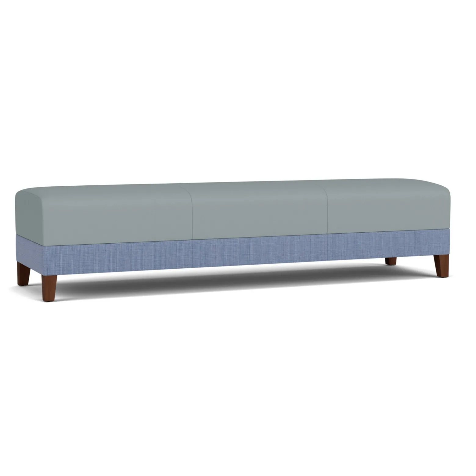 Social Three Seat Bench in Premium Upholstery