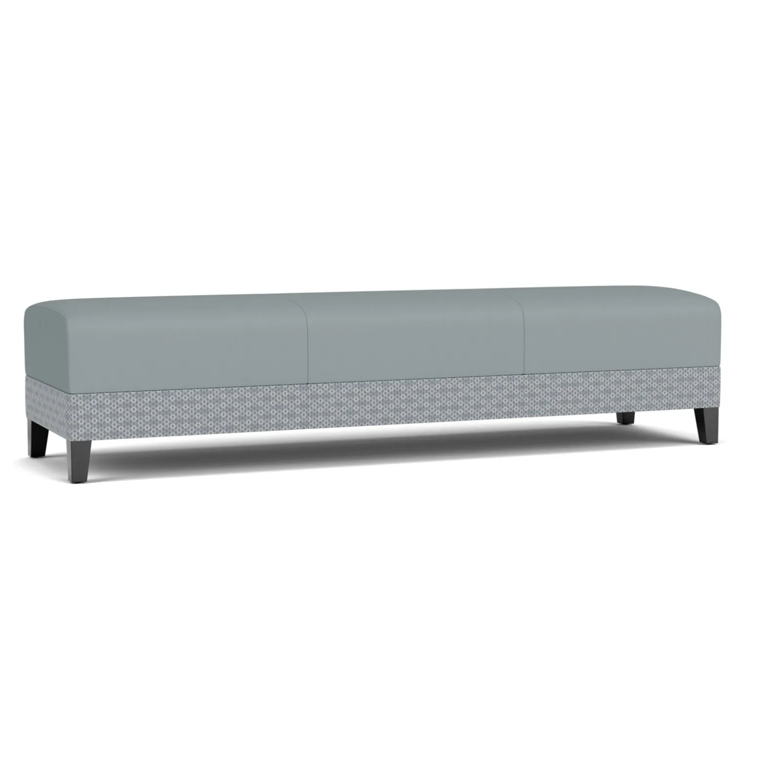 Social Three Seat Bench in Premium Upholstery