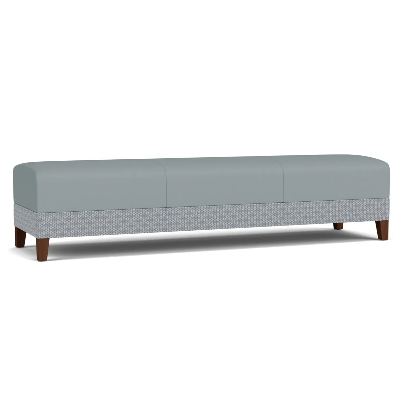 Social Three Seat Bench in Premium Upholstery