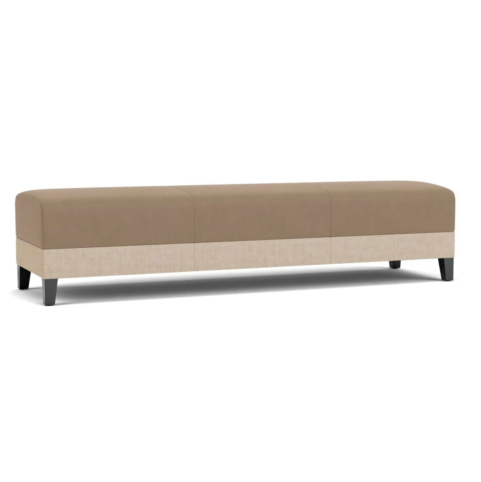 Social Three Seat Bench in Premium Upholstery
