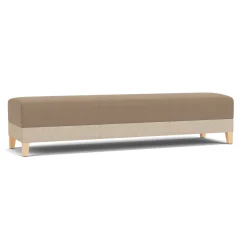 Social Three Seat Bench in Premium Upholstery
