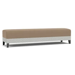 Social Three Seat Bench in Premium Upholstery
