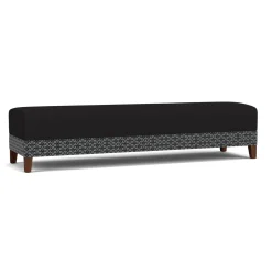 Social Three Seat Bench in Premium Upholstery
