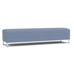 Social Three Seat Bench in Premium Upholstery