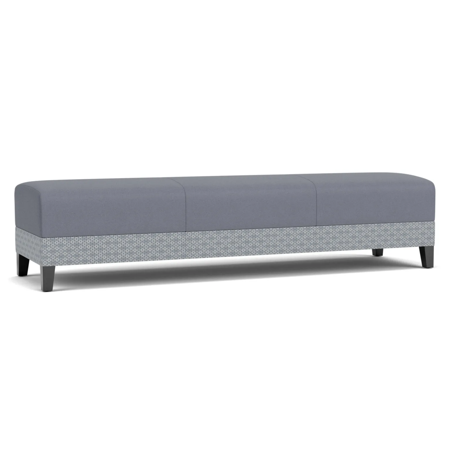 Social Three Seat Bench in Premium Upholstery