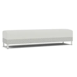 Social Three Seat Bench in Premium Upholstery