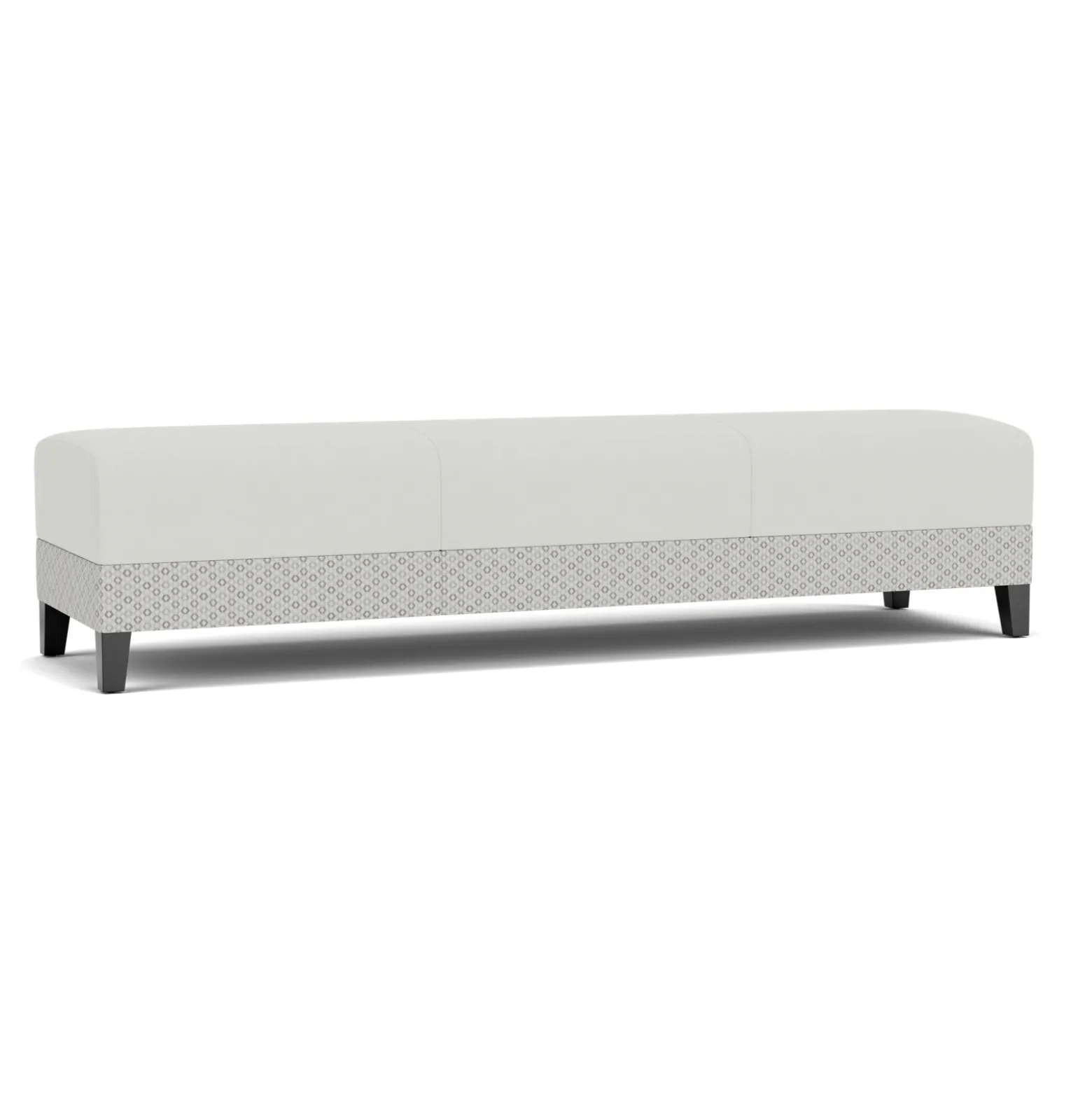 Social Three Seat Bench in Premium Upholstery