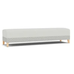 Social Three Seat Bench in Premium Upholstery